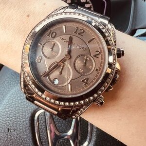 Michael Kors MK-5493 Blair Chronograph Brown PVD Women’s Watch